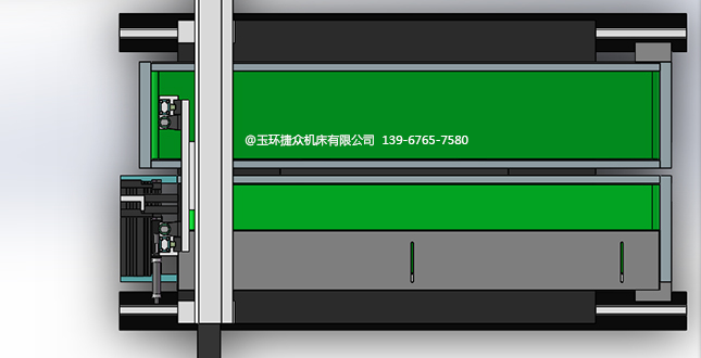 上下料平臺俯視效果圖